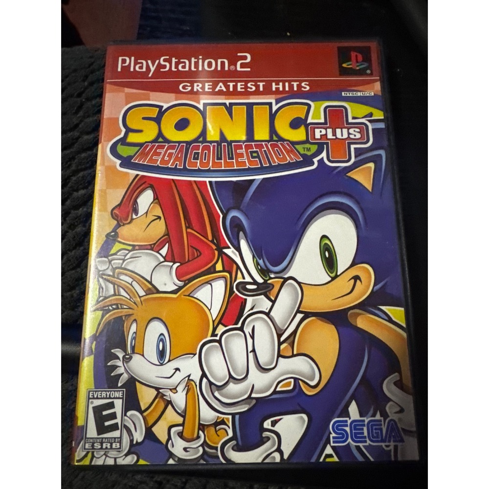 Sega Sonic Mega‎ Collection Plus PS2 Greatest Hits Excellent Retro Compilation
